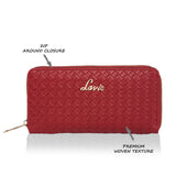 Women's Red Casual Solid Wallet