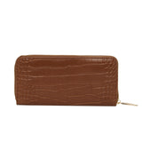 Women's Tan Casual Textured Wallet