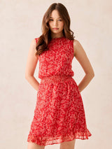 Women's Red Casual A-Line Dress