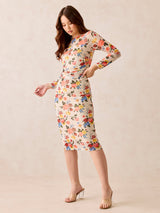 Women's Multicolor Casual Bodycon Dress