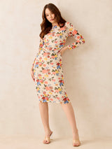 Women's Multicolor Casual Bodycon Dress