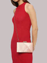 Women's Pink Party Solid Clutch
