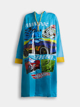 Kids Blue Zipper Raincoat