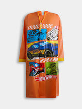 Kids Orange Zipper Raincoat