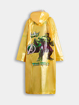Kids Yellow Zipper Raincoat