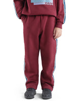 Boys Red Casual Regular Fit Solid Track Pant