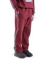 Boys Red Casual Regular Fit Solid Track Pant