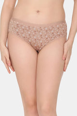 Women's Multicolor Mid Rise Full Coverage Hipster Panty - Set of 3