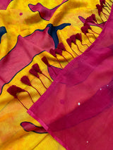 Women's Multicolor Pure Cotton Saree