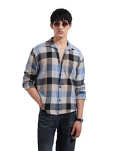 Men's Multicolor Casual Regular Fit Round Neck Full Sleeves Shirt