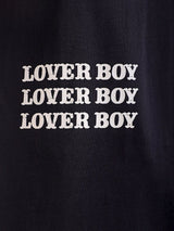 Men's Black Casual Oversized Fit Printed Half Sleeves Tshirt