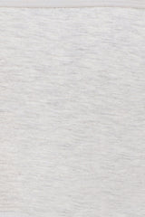 Women's Grey Solid Cotton Maternity Panty