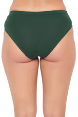 Women's Multicolor Solid Cotton Panties - Pack of 5