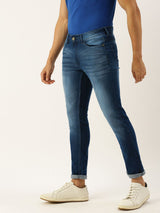Men's Slim Fit Solid Low Rise Stretchable Jeans
