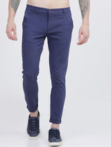 Men's Slim Fit Solid Mid Rise Chinos