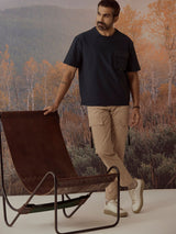 Men's Blue Casual Relaxed Fit Solid Half Sleeves Tshirt