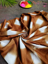 Women's Brown Mul Modal Saree