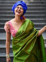 Women's Green Silk Saree