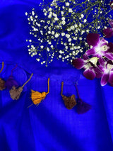 Women's Blue Silk Saree