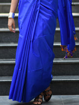 Women's Blue Silk Saree