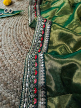 Women's Multicolor Silk Saree