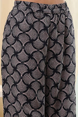 Women's Black Festive Three Quarter Sleeves Co-ords Set