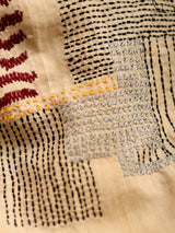 Women's Beige Silk Saree