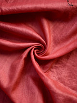 Women's Orange Silk Saree