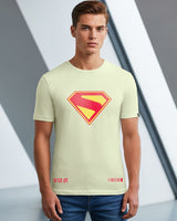 Men's Green Casual Printed Half Sleeves Tshirt