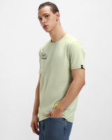 Men's Green More Cheese Graphic Printed Tshirt