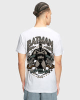 Men's White the Dark Knight Graphic Printed Tshirt