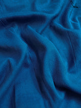 Women's Blue Cotton Saree