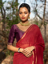 Women's Multicolor Cotton Saree