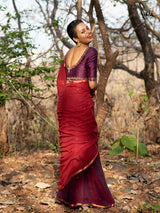 Women's Multicolor Cotton Saree