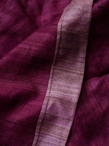 Women's Purple Silk Saree