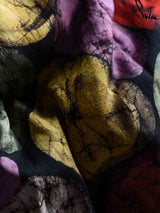 Women's Multicolor Mulberry Silk Saree with Blouse Piece