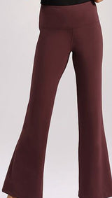Women's Purple Solid Sports High Rise Trouser - Tall