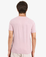 Men's Pink Casual Regular Fit Printed Half Sleeves Tshirt
