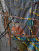 Women's Gray Cotton Saree