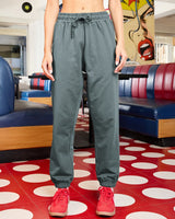 Women's Gray Casual Solid Jogger