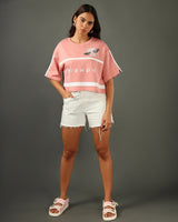 Women's Pink Fashion Crop Top