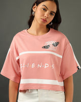 Women's Pink Fashion Crop Top