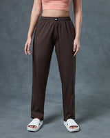 Women's Brown Casual Solid Pyjama