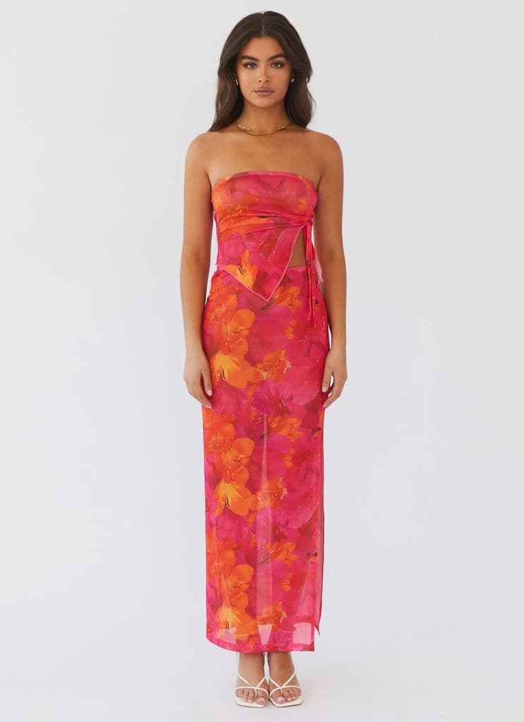 Women's Multicolor Party Printed Skinny Fit Dress