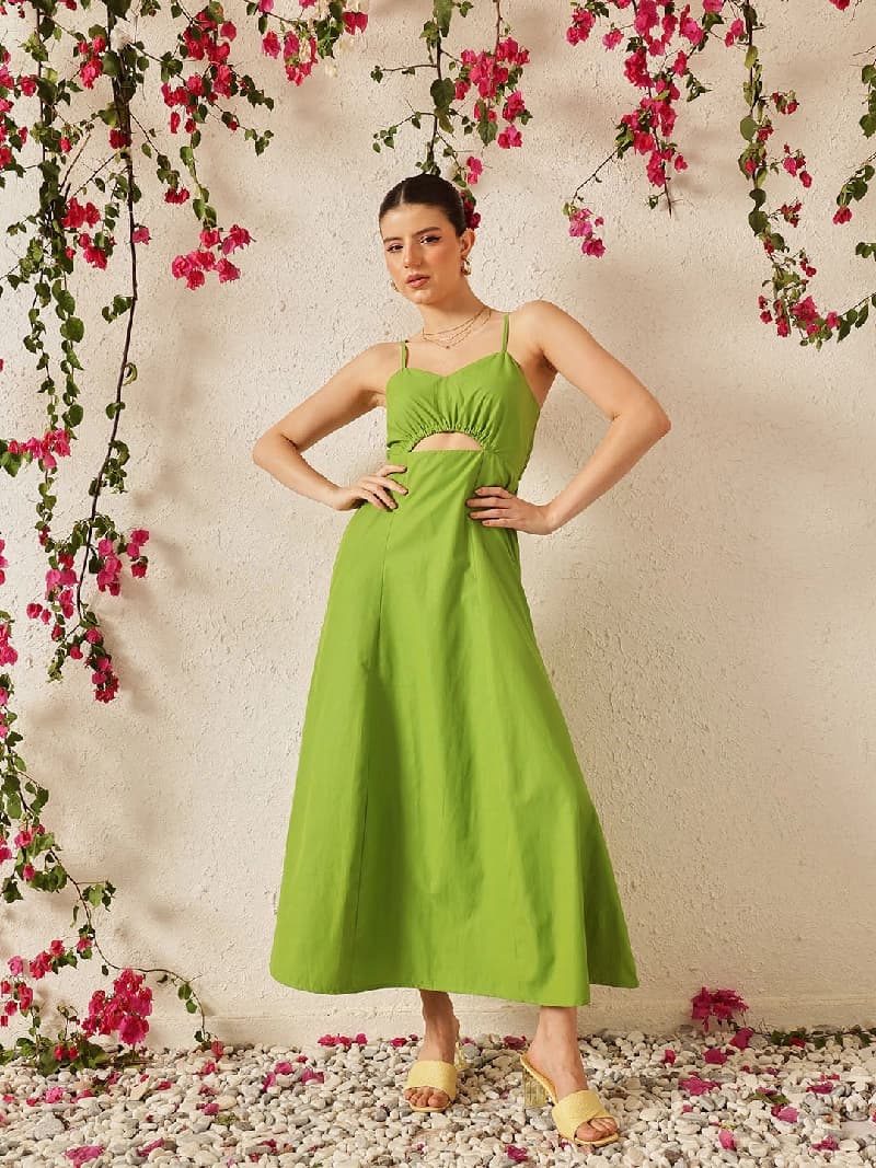 Women's Green Casual Dress