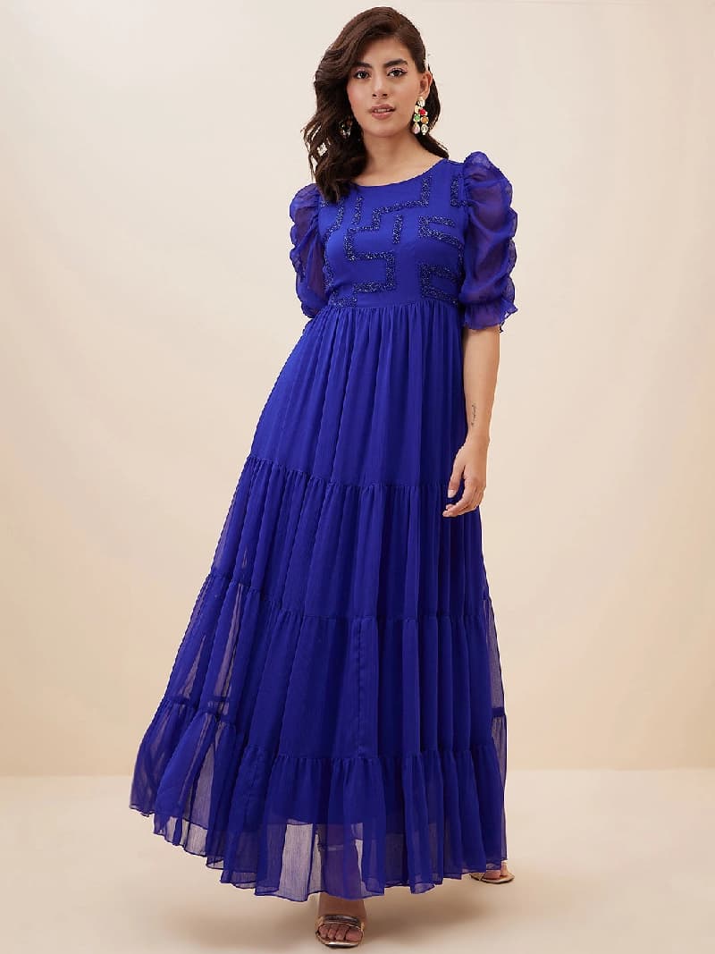 Women's Blue Party Dress