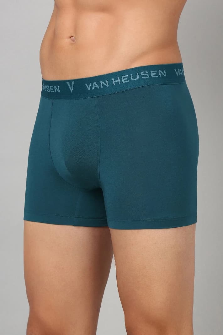 Men's Green Solid Modal Flexi Stretch Ultra Soft Boxer Brief - Pack of 1