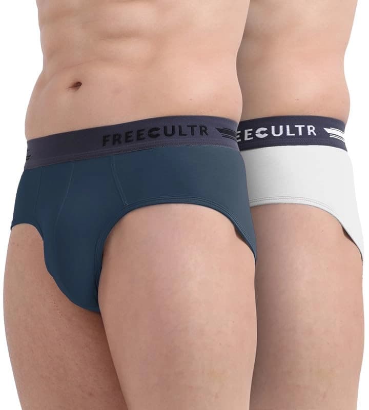 Men's Multicolor Briefs - Pack of 2
