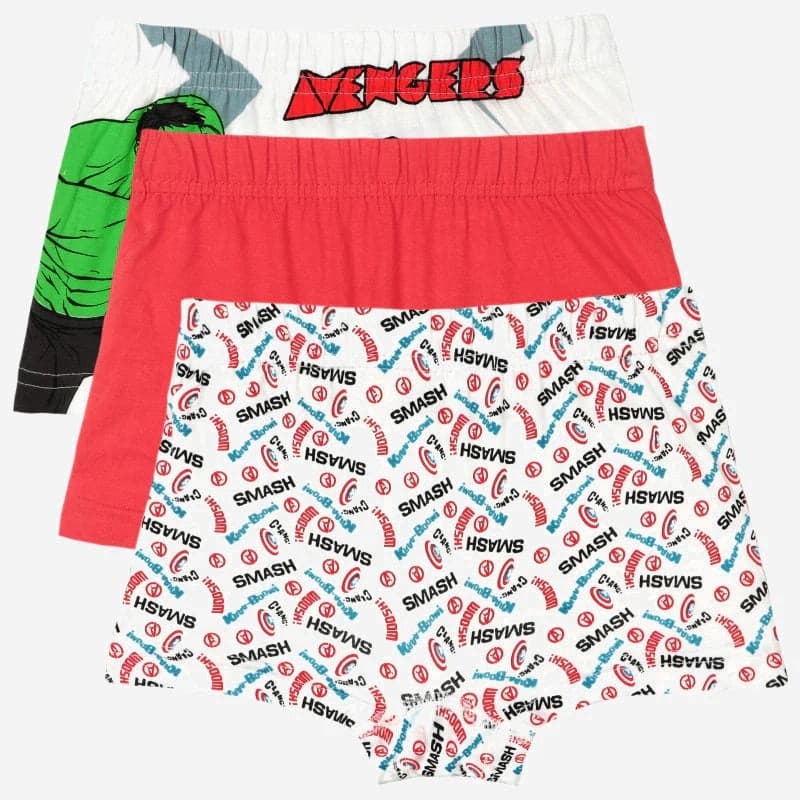 Boys Assorted Casual Printed Trunks - Pack of 3