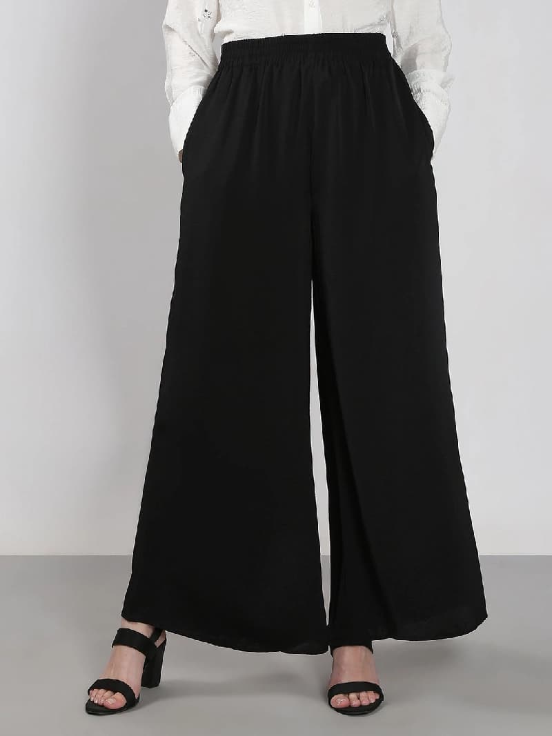 Women's Black Wide Leg Pants